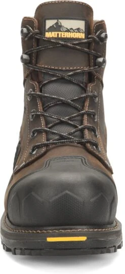 Matterhorn Men's Maximus 6" Comp Toe WP Work Boot Brown MT2561 -Danner Shop MT2561 Toe