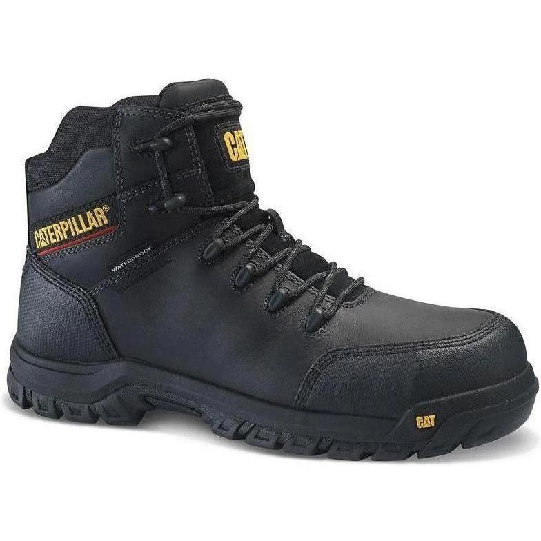CAT Men's Resorption WP Comp Toe Work Boot - Black - P90976 1 CAT Men's Resorption WP Comp Toe Work Boot - Black - P90976