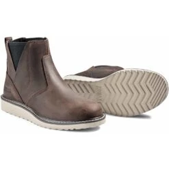 Kodiak Women's Whitton Soft Toe Chelsea Safety Work Boot -Brown- 4THMDB -Danner Shop PS KD 4THMDB P