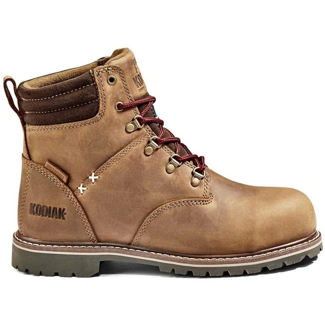 Kodiak Women's Bralorne 6" CT Waterproof Safety Work Boot -Brown- K4TEBN 2 Kodiak Women's Bralorne 6" CT Waterproof Safety Work Boot -Brown- K4TEBN - Image 2