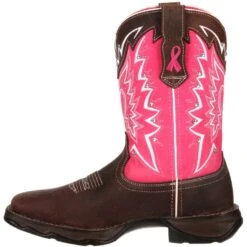 Durango Women's Benefiting Stefanie Spielman Square Toe Western Boot 10 Durango Women's Benefiting Stefanie Spielman Square Toe Western Boot -Danner Shop RD3557 instep profile