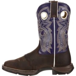 Durango Women's Lady Rebel 10" Square Toe Western Boot- Brown - RD3576 -Danner Shop RD3576 instep profile