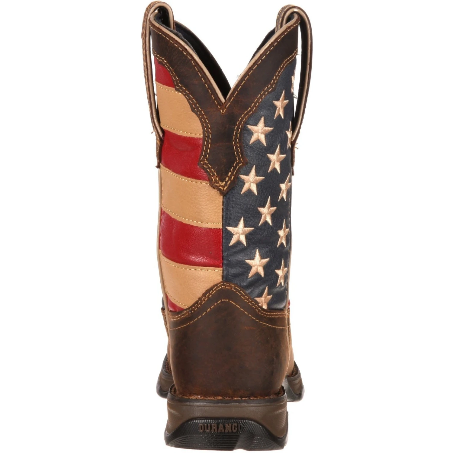 Durango Women's Lady Rebel Patriotic 10" Square Toe Western Flag Boot RD4414 4 Durango Women's Lady Rebel Patriotic 10" Square Toe Western Flag Boot RD4414 - Image 4