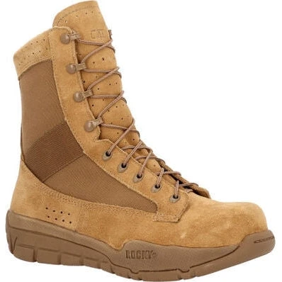 Rocky Men's C4T PT Tactical Military Work Boot -Coyote Brown- RKC140 1 Rocky Men's C4T PT Tactical Military Work Boot -Coyote Brown- RKC140