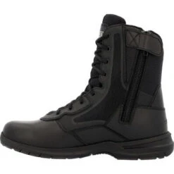 Rocky Men's Cadet 8" Side Zip Public Service Duty Boot -Black- RKD0102 -Danner Shop RKD0102 5 LARGE 77072ad3 d676 48ee bc52 3ae186c3c274