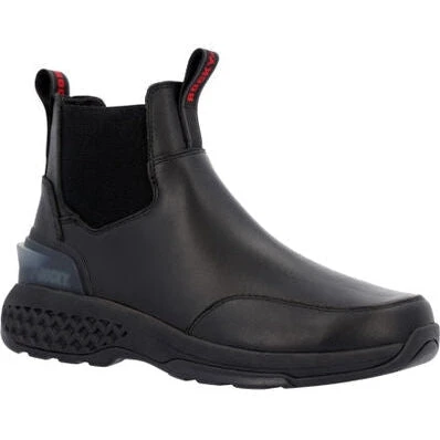 Rocky Men's Code Red Station 6" Slip On Work Boot -Black- RKD0115 1 Rocky Men's Code Red Station 6" Slip On Work Boot -Black- RKD0115