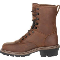 Rocky Men's Square Toe Logger Comp Toe WP Work Boot - Brown - RKK0277 -Danner Shop RKK0277 6 36ec44ea d808 4507 82f6 3bd7a7c21a5a