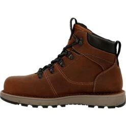 Rocky Women's Legacy 32 6" Soft Toe WP Work Boot - Brown - RKK0349 -Danner Shop RKK0349 instep profile