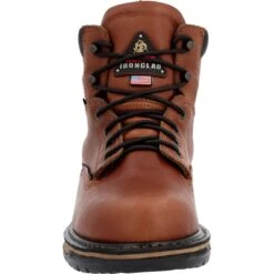 Rocky Men's IronClad 6" WP USA Made Work Boot - Brown - RKK0361 11 Rocky Men's IronClad 6" WP USA Made Work Boot - Brown - RKK0361 -Danner Shop RKK0361 front