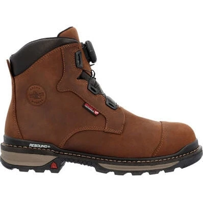 Rocky Men's Rams Horn 6" Comp Toe WP Outdoor Work Boot -Brown- RKK0390 2 Rocky Men's Rams Horn 6" Comp Toe WP Outdoor Work Boot -Brown- RKK0390 - Image 2