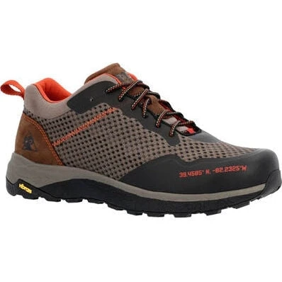 Rocky Men's Summit Elite 3" Lo Top Hiker Boot - Brown And Red - RKS0572 1 Rocky Men's Summit Elite 3" Lo Top Hiker Boot - Brown And Red - RKS0572