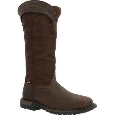 Rocky Men's Original Ride FLX 16" Comp Toe WP Snake Boot- Brown- RKW0347 1 Rocky Men's Original Ride FLX 16" Comp Toe WP Snake Boot- Brown- RKW0347