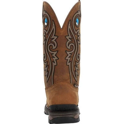 Rocky Men's Carbon 12" WP 6 Carbon Toe Western Work Boot -Brown- RKW0376 4 Rocky Men's Carbon 12" WP 6 Carbon Toe Western Work Boot -Brown- RKW0376 - Image 4
