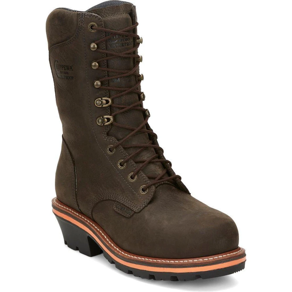 Chippewa Men's Thunderstruck 10" Nano Comp Toe Work Boot Brown- TH1031 1 Chippewa Men's Thunderstruck 10" Nano Comp Toe Work Boot Brown- TH1031