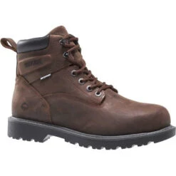 Wolverine Women's Floorhand Steel Toe WP Work Boot - Brown - W10696 13 Wolverine Women's Floorhand Steel Toe WP Work Boot - Brown - W10696 -Danner Shop WBSM W10633 101215 F16 022