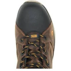 Wolverine Men's Rigger EPX 6" Safety Toe WP Wedge Work Boot Brown - W10797 -Danner Shop WBSM W10797 062520 F20 TOP