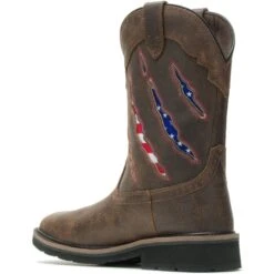 Wolverine Men's Rancher Claw Stl Toe WP Western Work Boot - Brown - W201218 -Danner Shop WBSM W201218 082619 F20 225