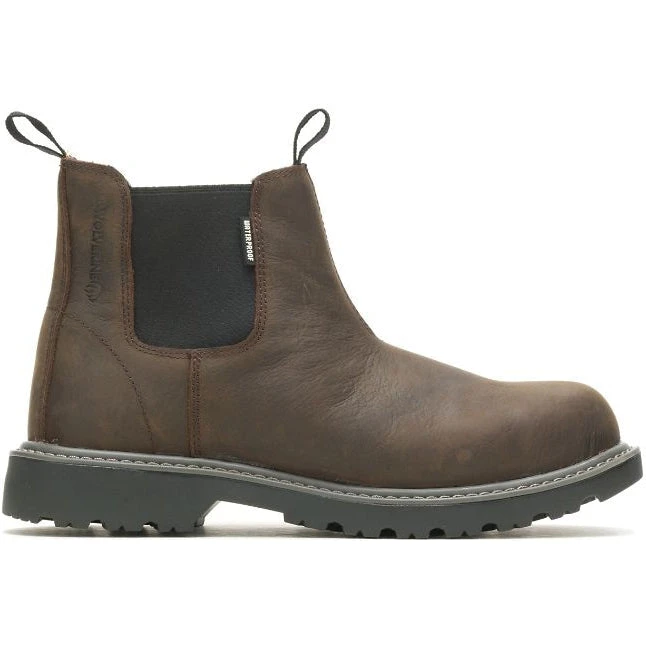 Wolverine Men's Floorhand WP Soft Toe Romeo Work Boot Brown W220030 2 Wolverine Men's Floorhand WP Soft Toe Romeo Work Boot Brown W220030 - Image 2