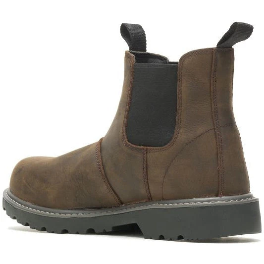 Wolverine Men's Floorhand WP Soft Toe Romeo Work Boot Brown W220030 3 Wolverine Men's Floorhand WP Soft Toe Romeo Work Boot Brown W220030 - Image 3