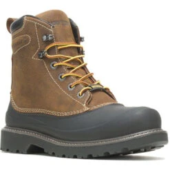 Wolverine Men's Floorhand Swamp 6" WP Steel Toe Work Boot Brown W221019