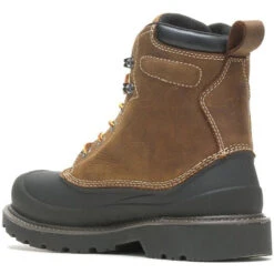 Wolverine Men's Floorhand Swamp 6" WP Steel Toe Work Boot Brown W221019 -Danner Shop WBSM W221019 071421 F22 225