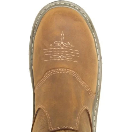 Wolverine Men's Raider Durashocks WP Western Work Boot Brown W220038 4 Wolverine Men's Raider Durashocks WP Western Work Boot Brown W220038 - Image 4