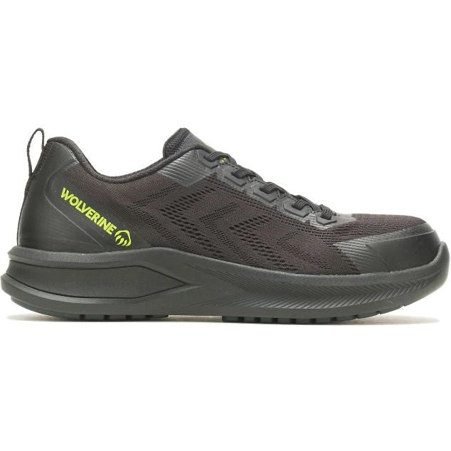 Wolverine Men's Bolt Durashocks Knit Carbonmax Work Shoe -Black- W231000 2 Wolverine Men's Bolt Durashocks Knit Carbonmax Work Shoe -Black- W231000 - Image 2