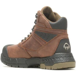 Wolverine Men's Rush Ultraspring 6" Comp Toe WP Work Boot -Brown- W231038 -Danner Shop WBSM W231038 032222 S23 225