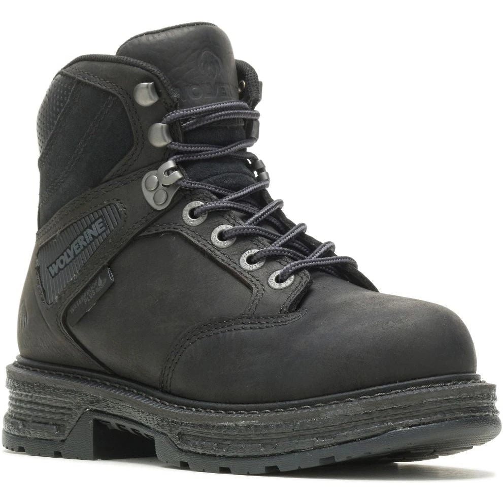 Wolverine Women's Hellcat UltraSpring?äó ST 6" WP Work Boot - Black - W210106 1 Wolverine Women's Hellcat UltraSpring?äó ST 6" WP Work Boot - Black - W210106