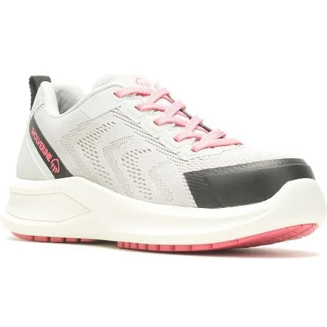 Wolverine Women's Bolt Durashocks Knit Carbonmax Work Shoe -Grey- W231011 1 Wolverine Women's Bolt Durashocks Knit Carbonmax Work Shoe -Grey- W231011