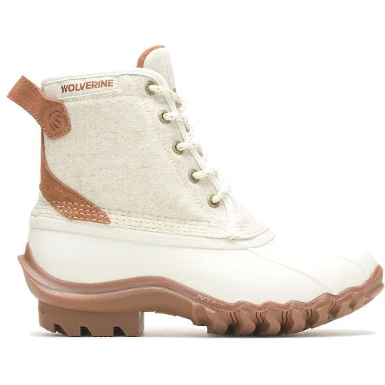 Wolverine Women's Torrent Wool Duck Boot Ivory Wool W880346 2 Wolverine Women's Torrent Wool Duck Boot Ivory Wool W880346 - Image 2