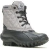 Wolverine Women's Torrent Quilted Rain And Snow Duck Boot - Grey - W880381