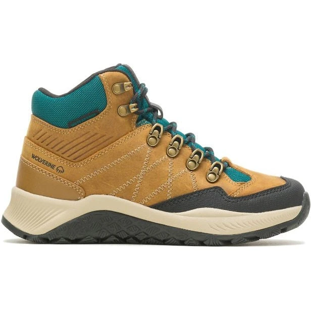 Wolverine Women's Luton Mid WP Outdoor Hiker Boot -Gold- W880386 2 Wolverine Women's Luton Mid WP Outdoor Hiker Boot -Gold- W880386 - Image 2