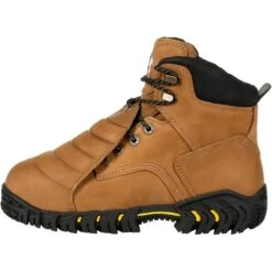 Michelin Men's Sledge Steel Toe Metguard Work Boot - Brown - XPX761 -Danner Shop XPX761 instep profile