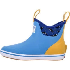 Xtratuf Women's Salmon Sisters 6" WP Ankle Deck Boot - Blue - XWAB2SS -Danner Shop XWAB2SS 5 LARGE 215dd617 a19c 413f bbe5 5615ca36a9ff