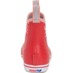 Xtratuf Women's Salmon Sisters 6" WP Ankle Deck Boot -Red- XWAB6KS -Danner Shop XWAB6KS 4 LARGE e657c45b 9393 4456 971d de48a031736a