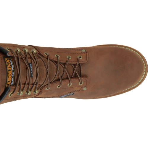 Carolina Men's Elm 8" WP Insulated Logger Work Boot - Brown- CA4821 6 Carolina Men's Elm 8" WP Insulated Logger Work Boot - Brown- CA4821 - Image 6