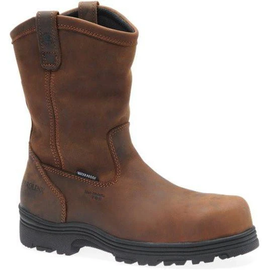 Carolina Men's Laser Comp Toe WP Wellington Work Boot - Brown - CA2533 1 Carolina Men's Laser Comp Toe WP Wellington Work Boot - Brown - CA2533