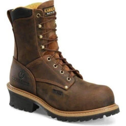Carolina Men’s Poplar 8” Logger Comp Toe Work Boot - Brown - CA9853 -Danner Shop carolina mens poplar 8 logger comp toe work boot brown ca9853 6
