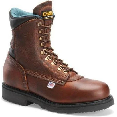 Carolina Men's Sarge Hi USA Made 8" Stl Toe Work Boot Amber Gold -1809 1 Carolina Men's Sarge Hi USA Made 8" Stl Toe Work Boot Amber Gold -1809