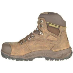 CAT Men's Diagnostic Hi WP Insulated Stl Toe Work Boot - Brown- P89940 -Danner Shop cat mens diagnostic hi wp insulated stl toe work boot brown p89940 3