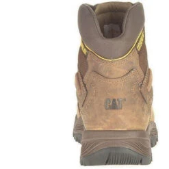 CAT Men's Diagnostic Hi WP Insulated Stl Toe Work Boot - Brown- P89940 -Danner Shop cat mens diagnostic hi wp insulated stl toe work boot brown p89940 5
