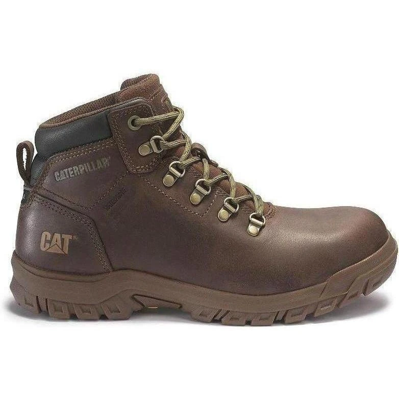 CAT Womens Mae Steel Toe Waterproof Work Shoe - Brown - P91011 2 CAT Womens Mae Steel Toe Waterproof Work Shoe - Brown - P91011 - Image 2