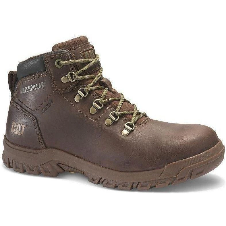 CAT Womens Mae Steel Toe Waterproof Work Shoe - Brown - P91011 1 CAT Womens Mae Steel Toe Waterproof Work Shoe - Brown - P91011