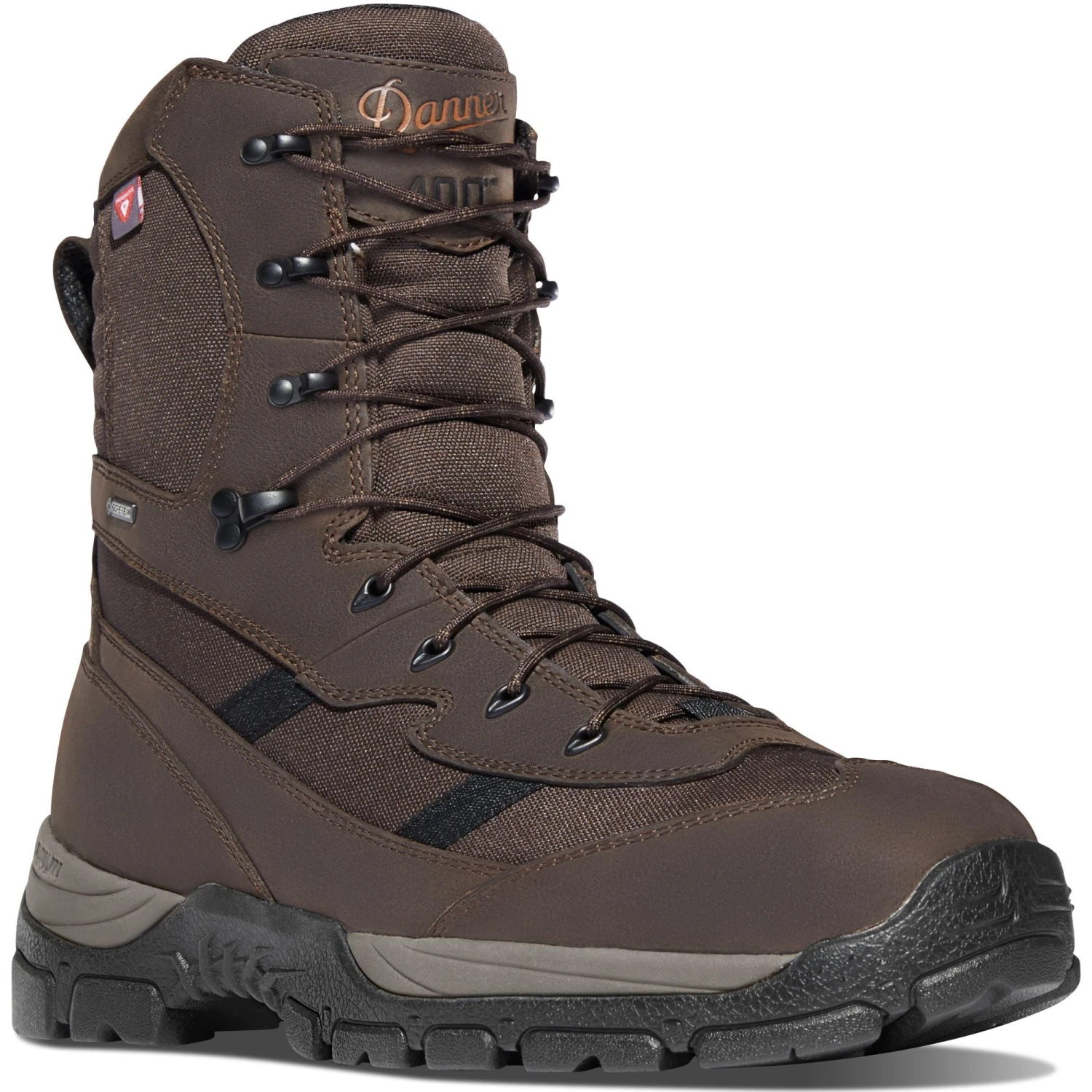 Danner Men's Alsea 8" WP 400G Insulated Hunt Boot -Brown - 46722 1 Danner Men's Alsea 8" WP 400G Insulated Hunt Boot -Brown - 46722