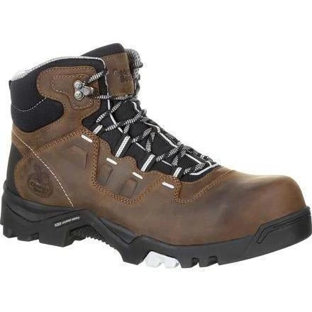 Georgia Men's Amplitude 5" Comp Toe WP Work Boot - Brown - GB00216 1 Georgia Men's Amplitude 5" Comp Toe WP Work Boot - Brown - GB00216