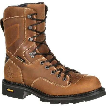 Georgia Men's Comfort Core 8" Comp Toe Logger Work Boot Brown GB00123 1 Georgia Men's Comfort Core 8" Comp Toe Logger Work Boot Brown GB00123