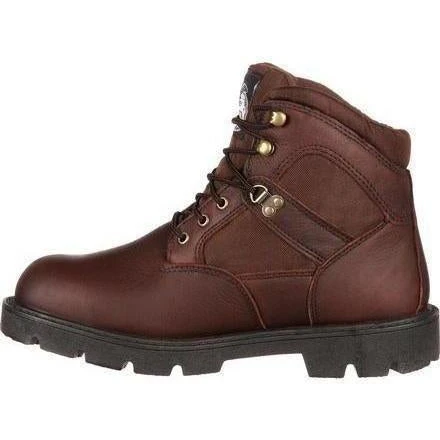Georgia Men's Homeland 6" Waterproof Work Boot - Brown - G106 6 Georgia Men's Homeland 6" Waterproof Work Boot - Brown - G106 - Image 6