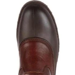 Georgia Men's Muddog Steel Toe Wellington WP Work Boot - Brown - G5655 -Danner Shop georgia mens muddog steel toe wellington wp work boot brown g5655 3