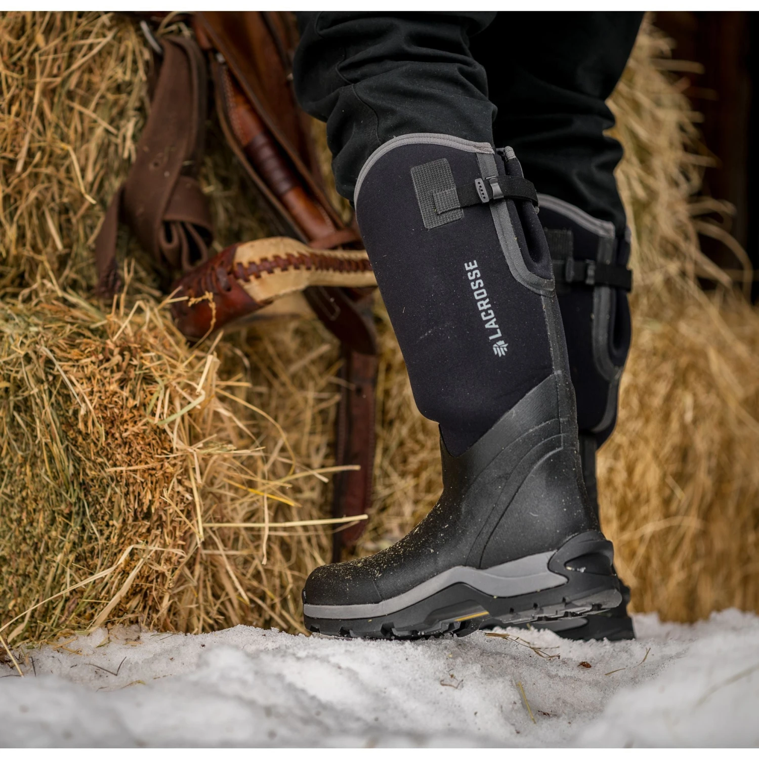 LaCrosse Men's Alpha Thermal 16" CT Ins Rubber Work Boot Black 644103 5 LaCrosse Men's Alpha Thermal 16" CT Ins Rubber Work Boot Black 644103 - Image 5